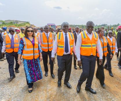 Projet de transport urbain d’Abidjan (PTUA) – Le 4e pont et l’autoroute Y4 ouverts à la circulation la semaine prochaine